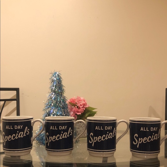 Lenox Other - Kate Spade Lenox All Day Specials Navy Blue and White Mugs Set NWOT